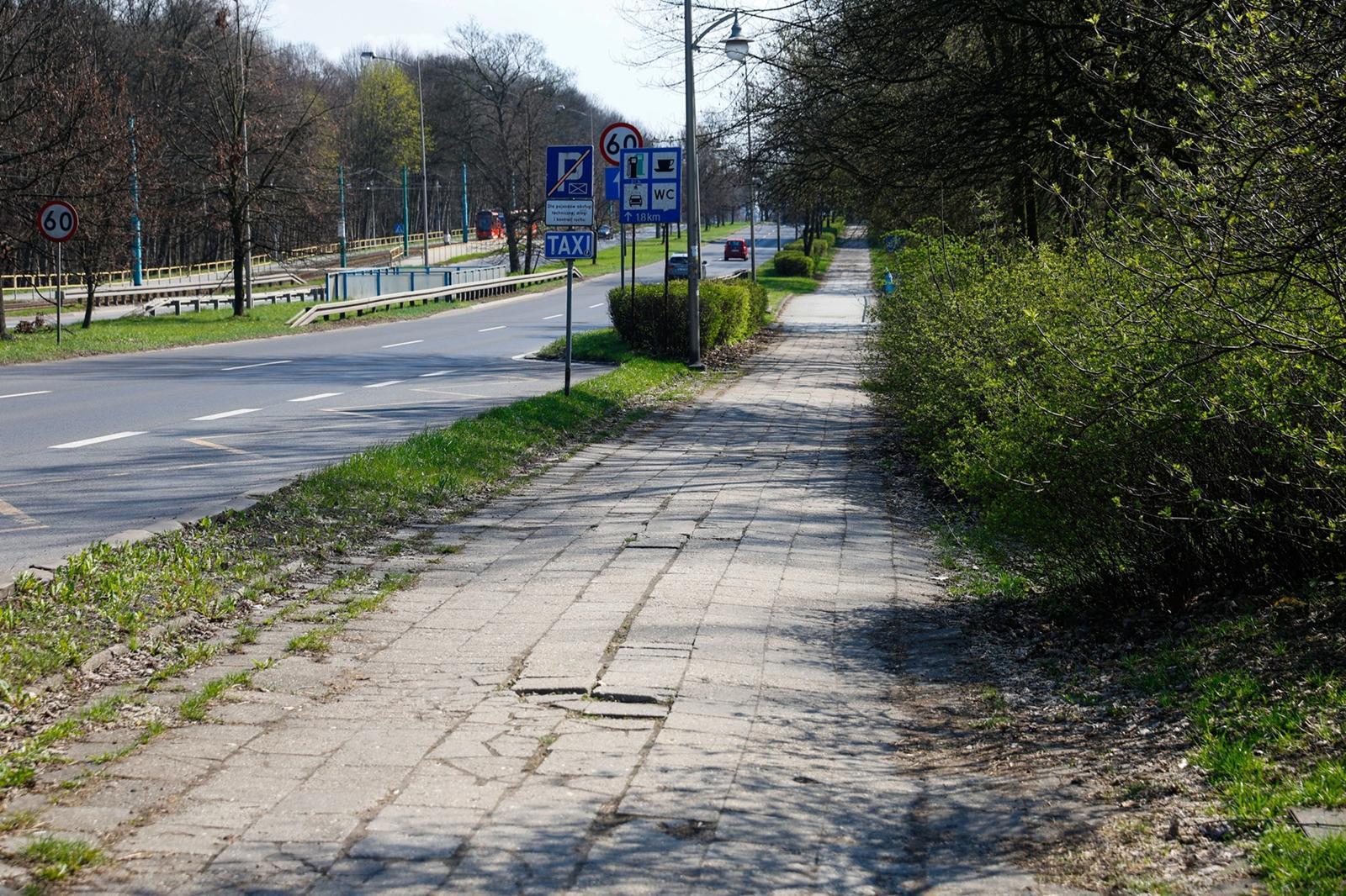 Chodnik Chorzowska Katowice