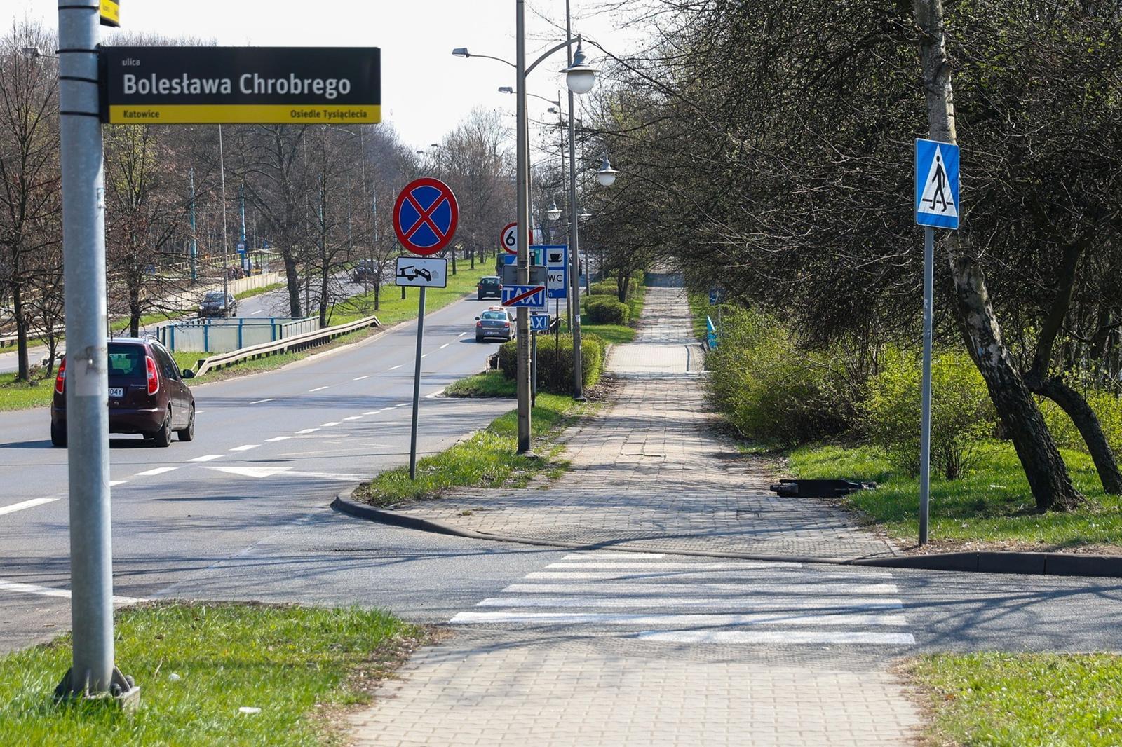 Chodnik Chorzowska Katowice