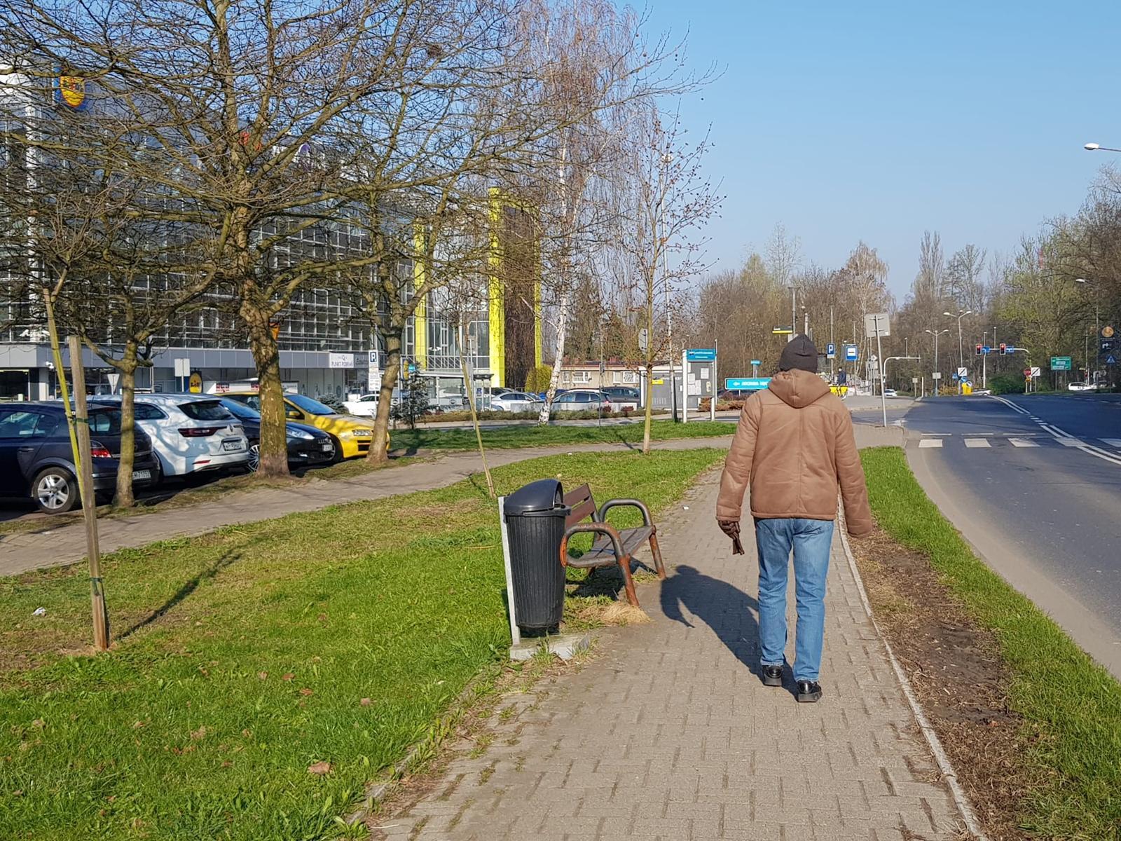 Chodnik, ul. Gawronów, Katowice