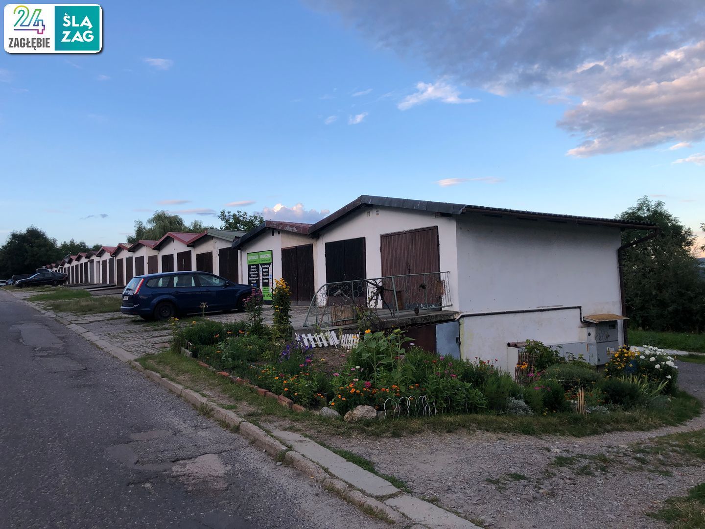 Cieszyn. Osiedle Podgórze. Garaże. 2 sierpnia 2025.