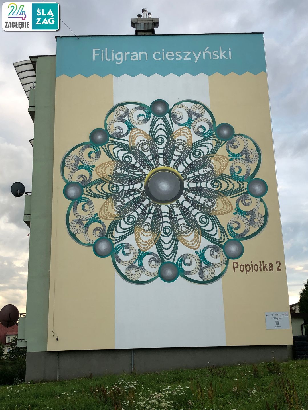 Cieszyn. Osiedle Podgórze. Mural. 2 sierpnia 2025.