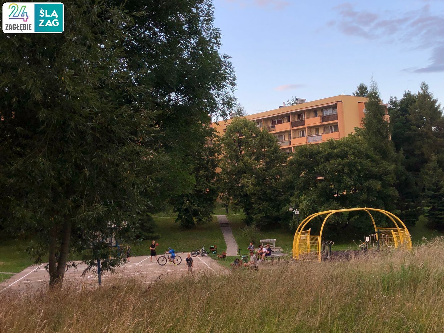 Cieszyn. Osiedle Podgórze. Strefa sportu. 2 sierpnia 2025.