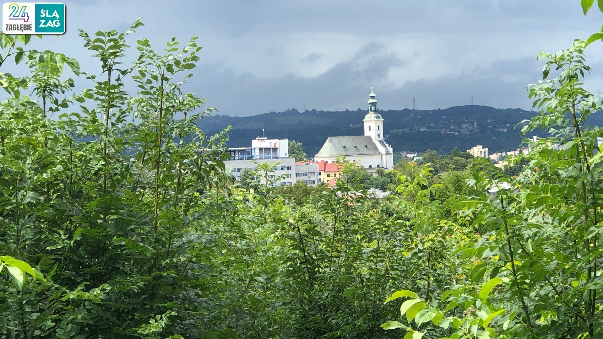 Cieszyn. Osiedle Podgórze. Widok z okna. 2 sierpnia 2025.