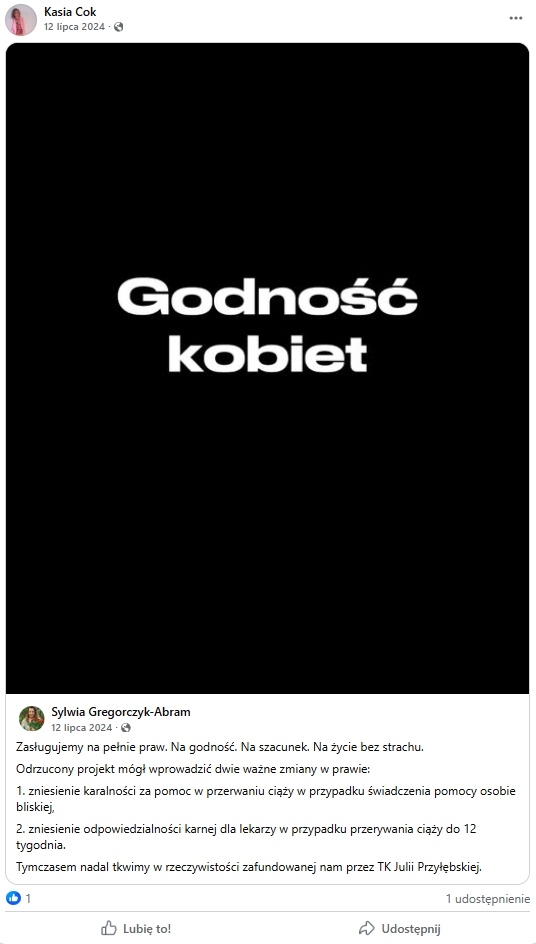 Nowy Prezes Sądu Rejonowego w Czeladzi Katarzyna Cok. Udostępniony materiał w portalu Facebook.