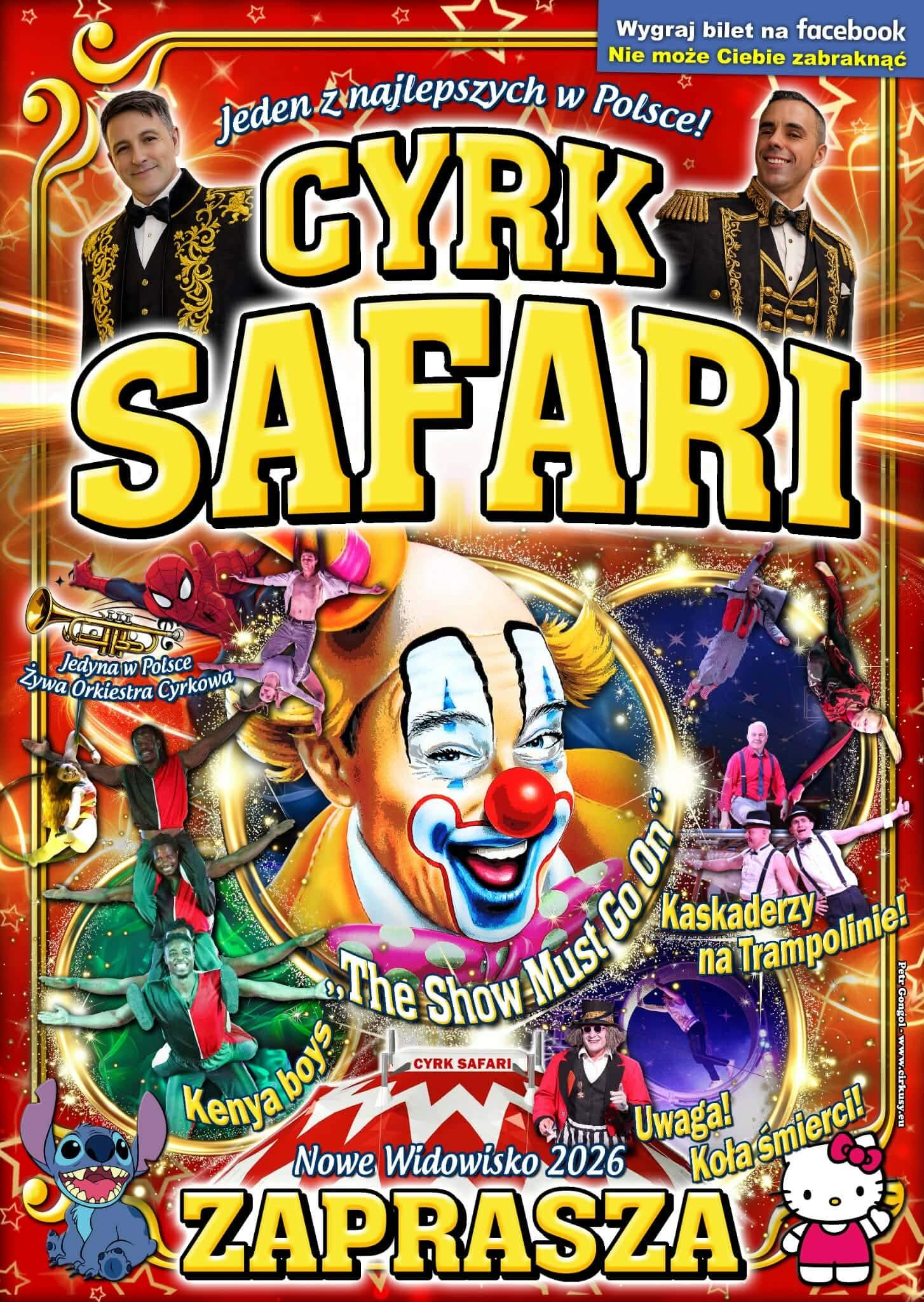 Cyrk Safari Plakat 2026