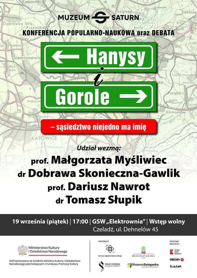 Czeladź. „Hanysy i Gorole. Sąsiedztwo niejedno ma imię”. Konferencja popularnonaukowa i debata – zapowiedź. 19 września 2025.