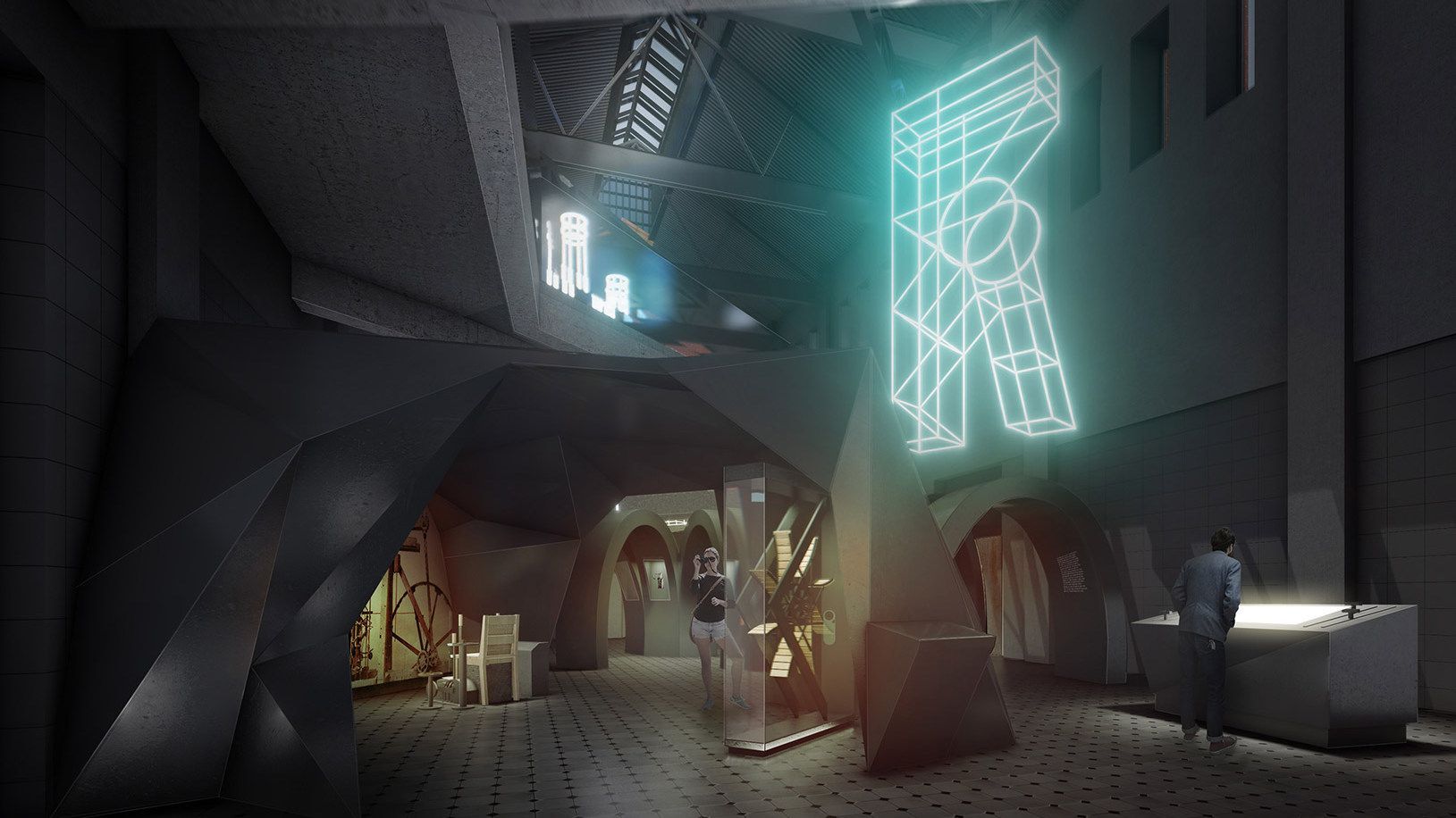 Czeladz Muzeum Saturn Cechownia Muzeum Zaglebiowskiego Gornictwa Weglowego Wizualizacja Zrodlo Adventure Multimedialne Muzea 2024 02 Kadr