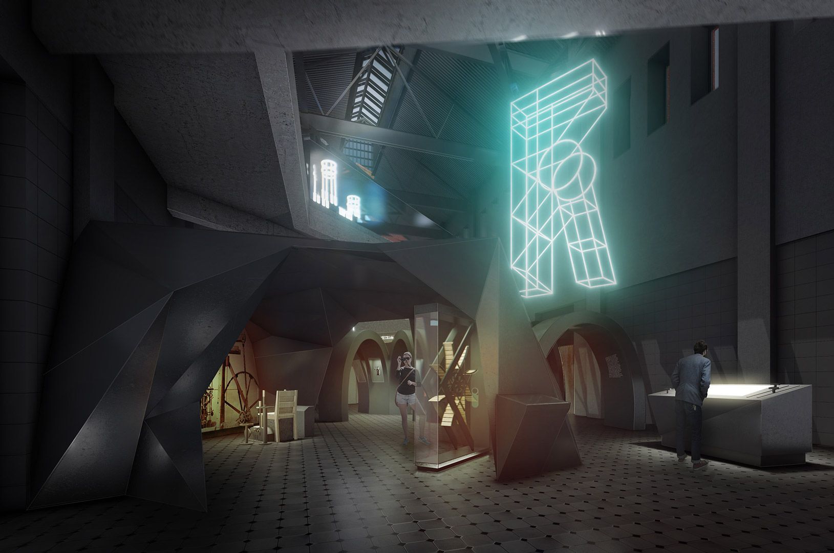 Czeladz Muzeum Saturn Cechownia Muzeum Zaglebiowskiego Gornictwa Weglowego Wizualizacja Zrodlo Adventure Multimedialne Muzea 2024 02