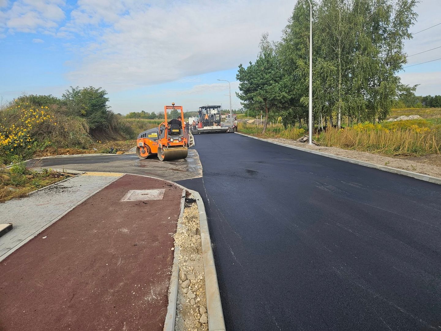 Czeladz Obwodnica Os Rojce Budowa Zrodlo Zbigniew Szaleniec at Facebook 2025 09 22 01
