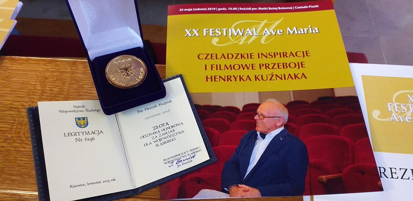 Henryk Kuźniak. Złota Odznaka Honorowa za Zasługi dla Województwa Śląskiego. 25 maja 2019