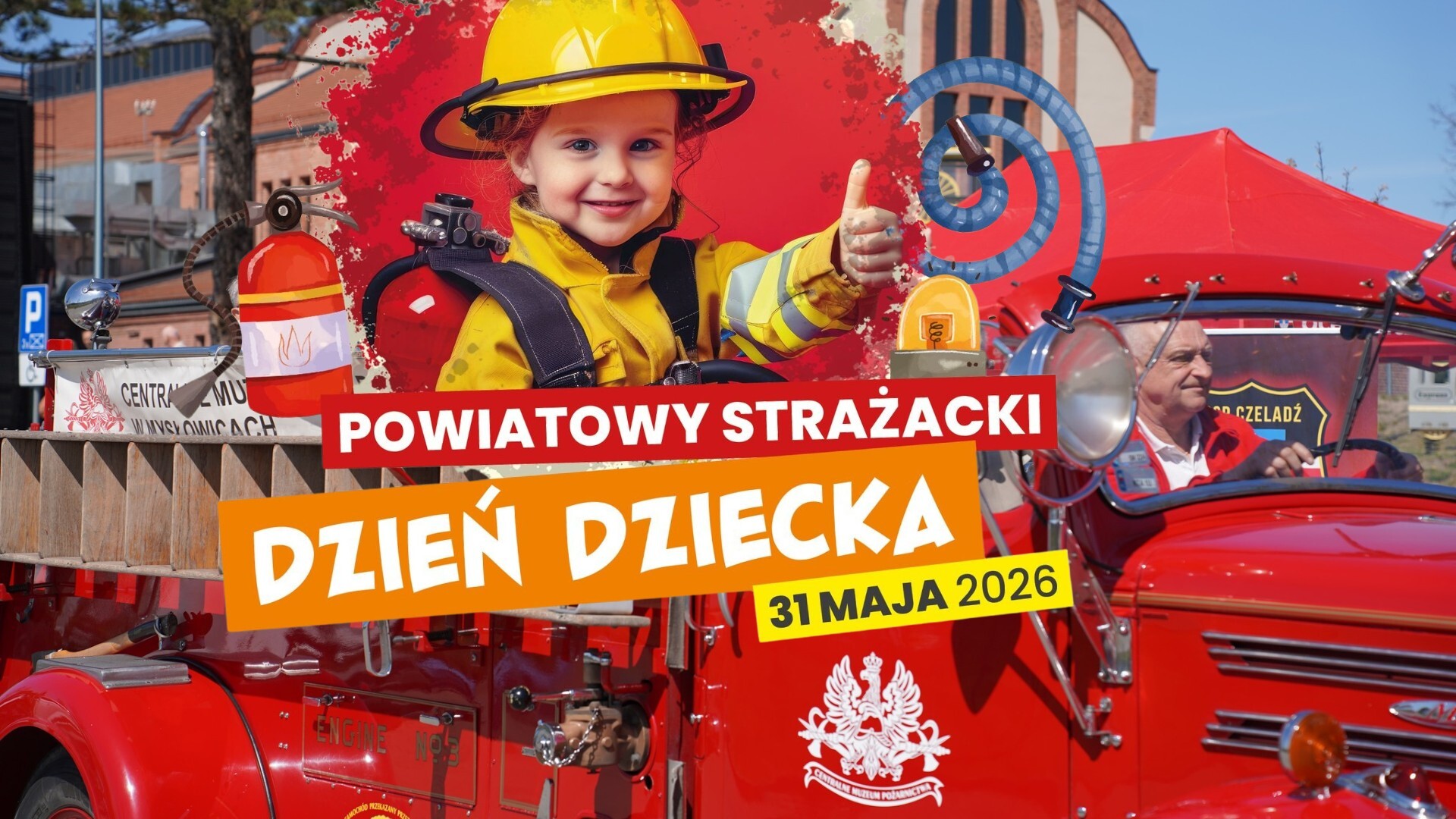 Podwójny Dzień Dziecka w Czeladzi – miejski oraz powiatowy! Parada wozów strażackich, pokazy, „piana party”, konkursy i wiele innych atrakcji
