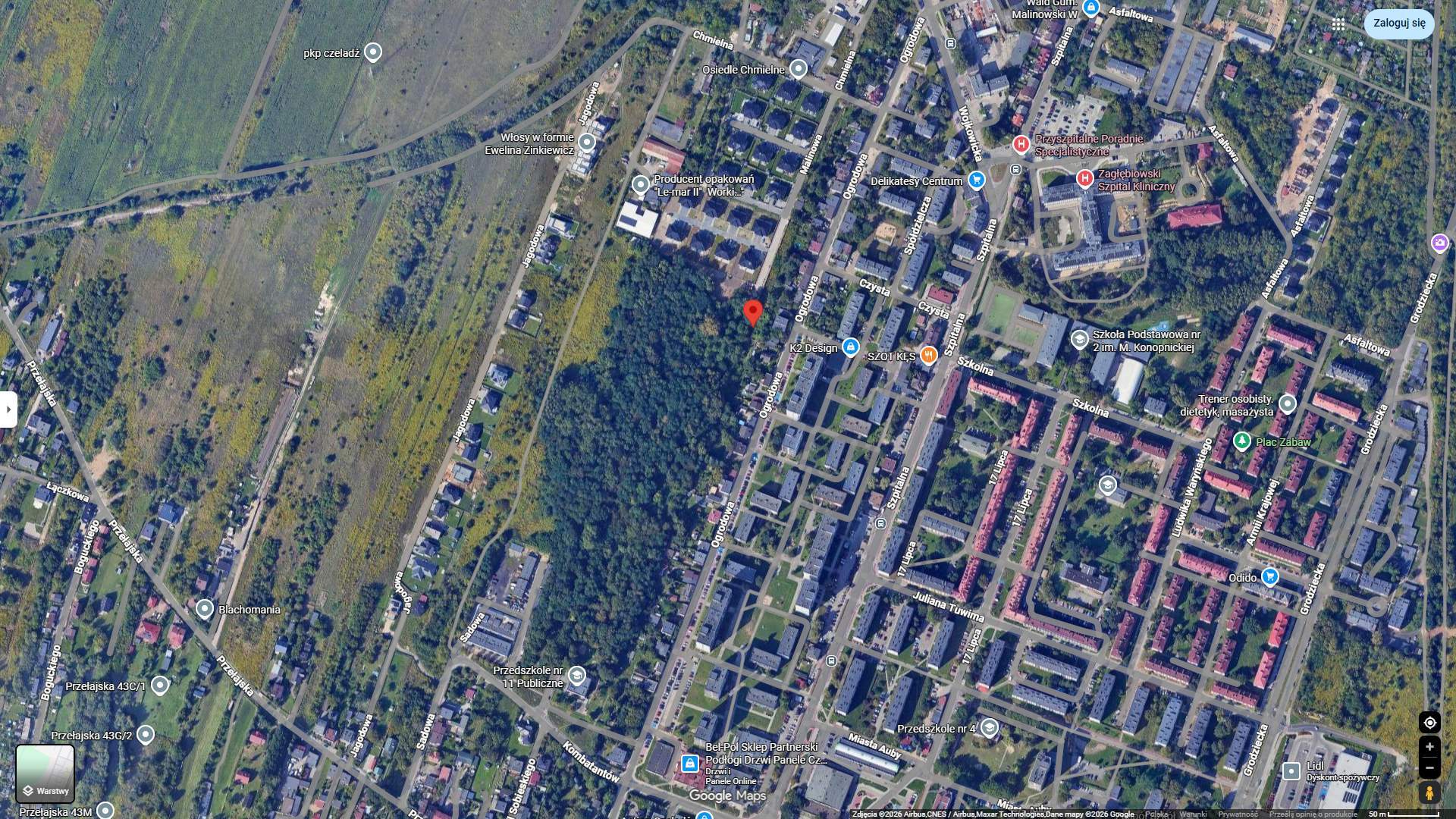 Czeladź. Szyb »Kondratowicz« – miejsce pod nowe osiedle »DomBud«. Mapa. 17 kwietnia 2026