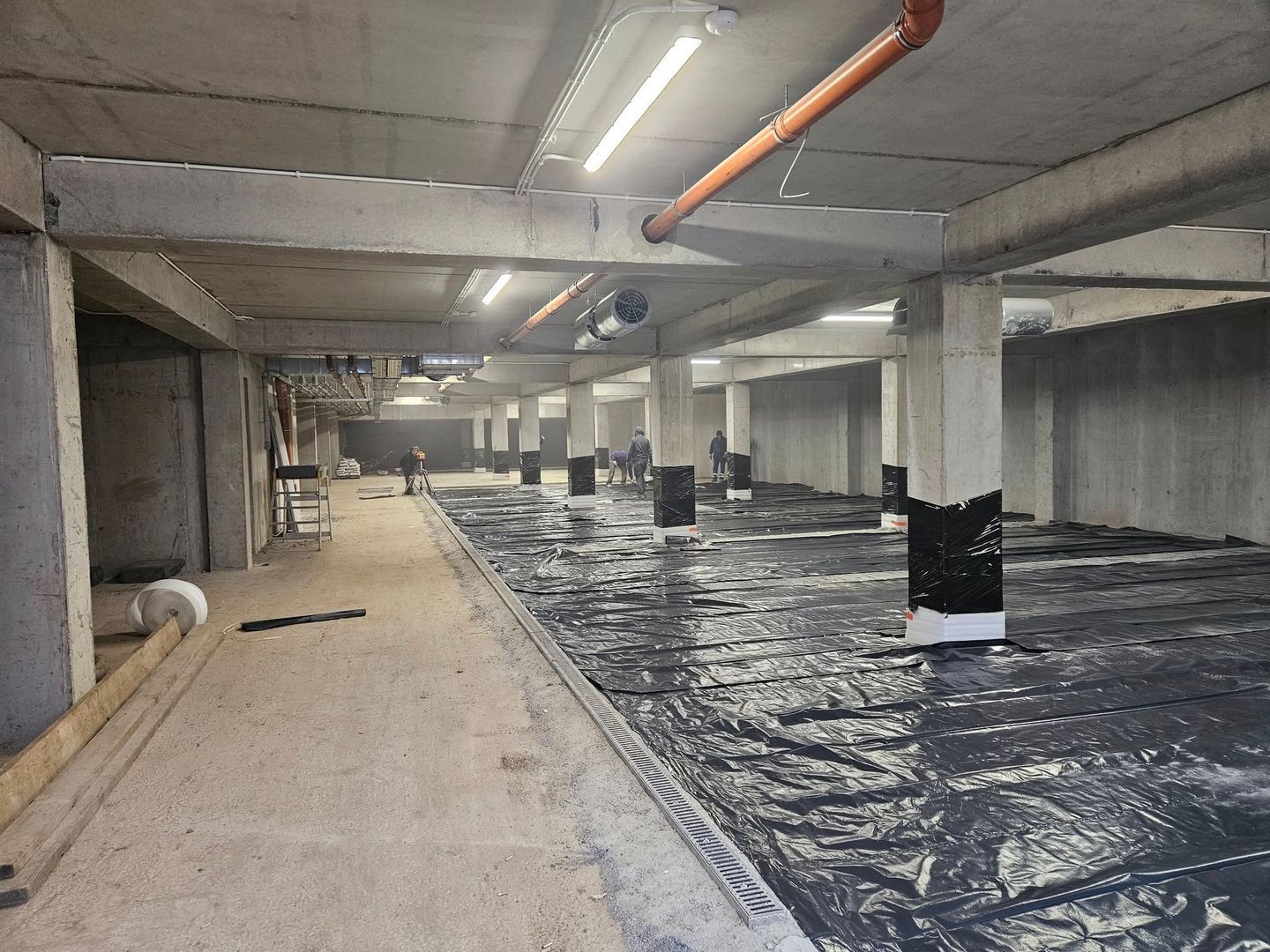 Czeladź. Ulica generała Józefa Hallera. Budowa osiedla TBS. Luty 2025.