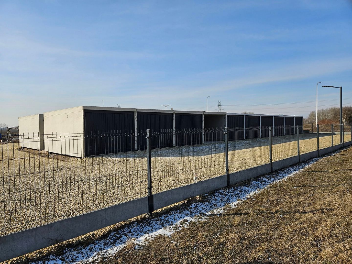 Czeladź. Ulica generała Józefa Hallera. Budowa osiedla TBS. Luty 2025.