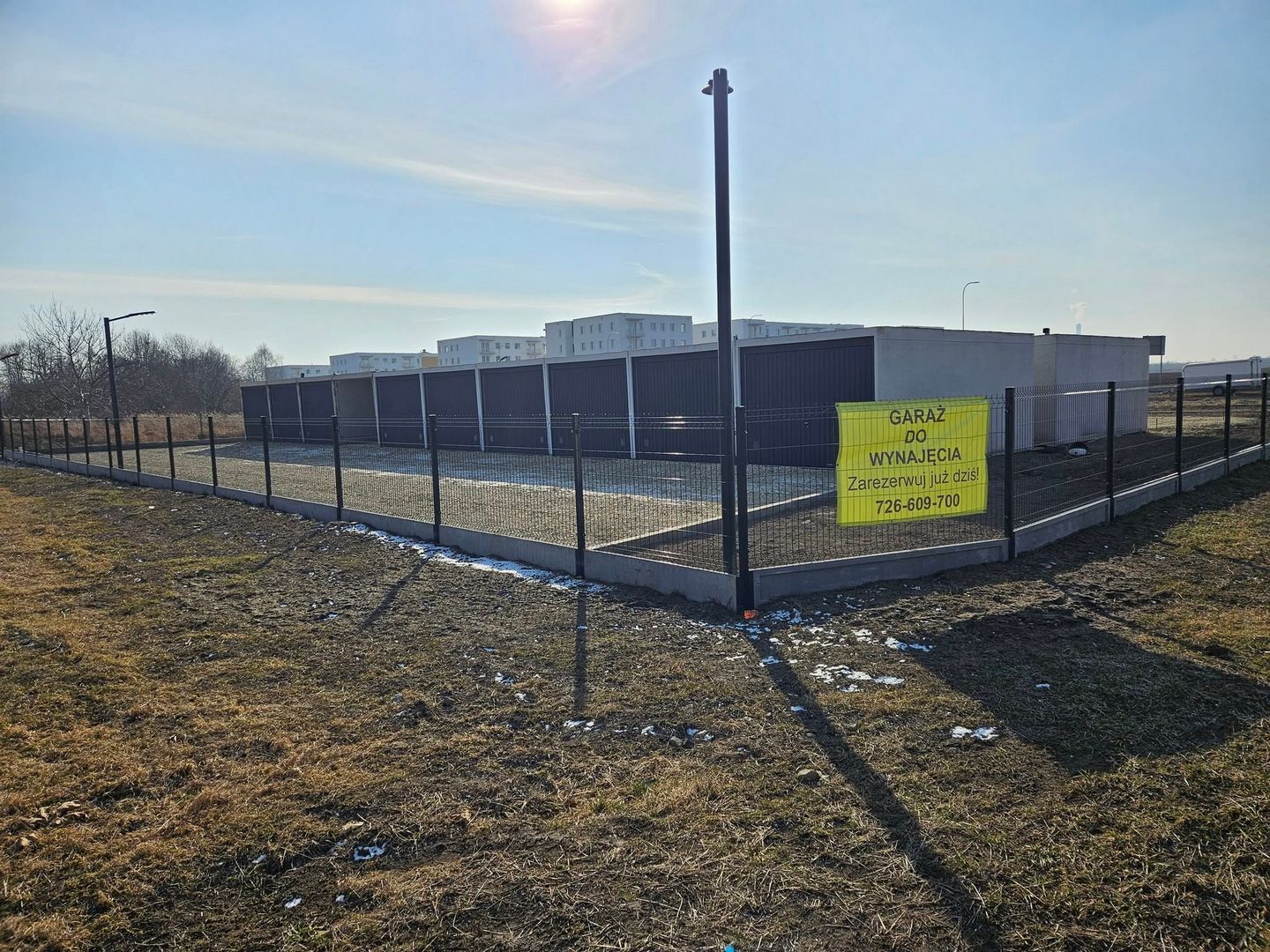 Czeladź. Ulica generała Józefa Hallera. Budowa osiedla TBS. Luty 2025.