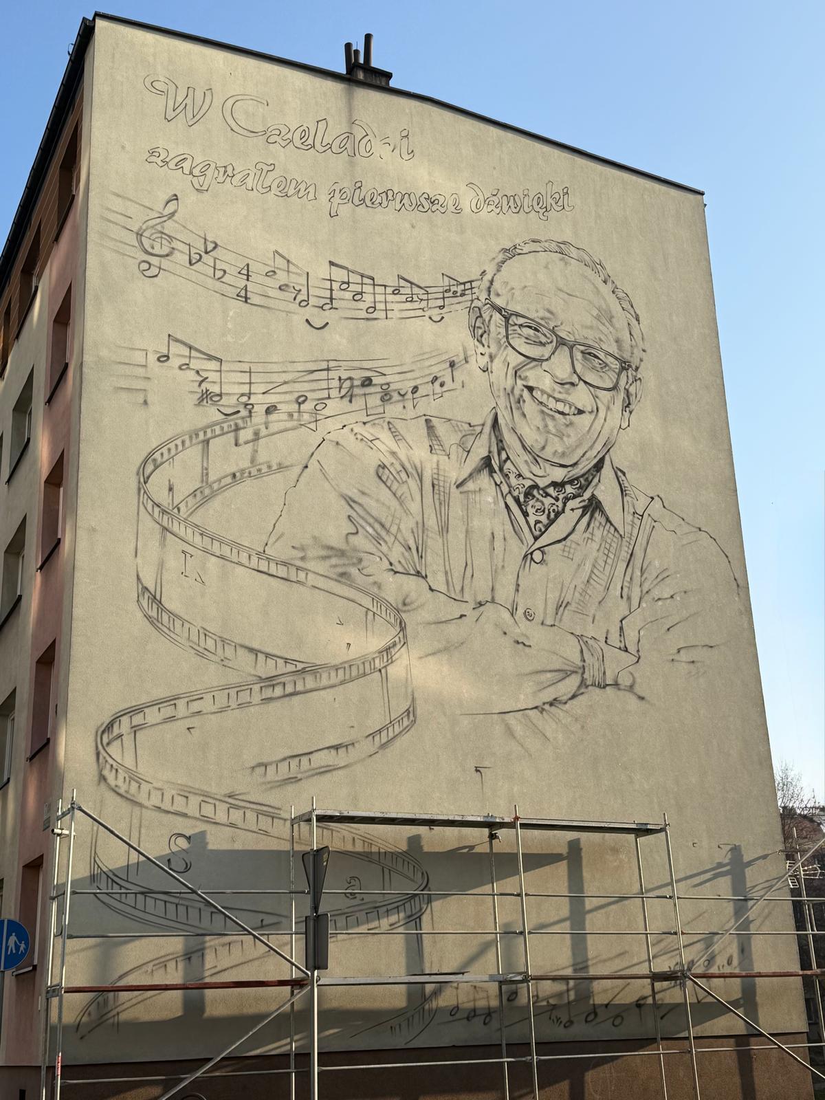 Czeladź. Ulica Szpitalna 30. Henryk Kuźniak – Mural. 4 marca 2026