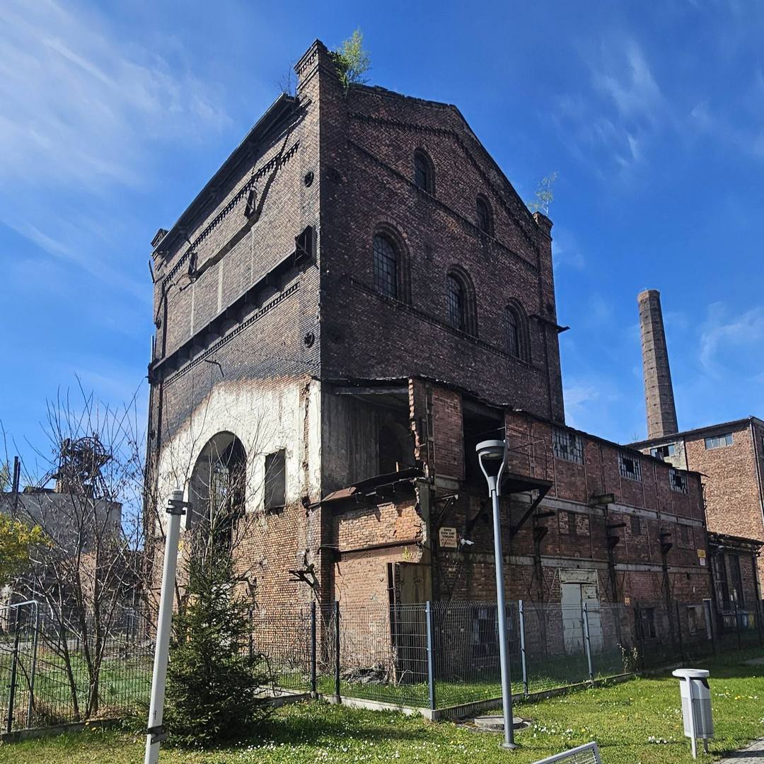 Czeladź-Zarzecze. Kopalnia »Saturn« – wieża szybu. Przed remontem. 18 maja 2026