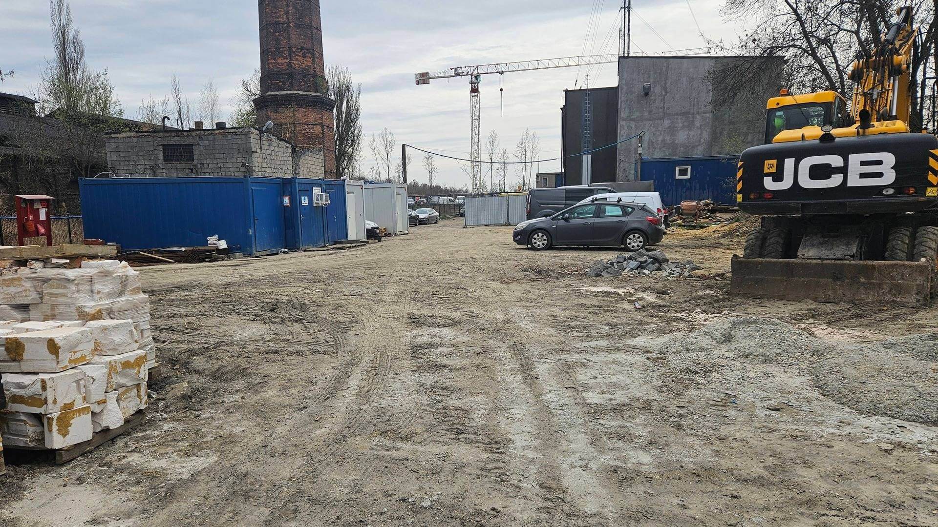 Czeladź-Zarzecze. Ulica Alfreda Biedermanna. Fragment do budowy – stan obecny. Kwiecień 2026