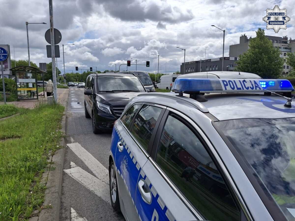 Częstochowa. Pijany kierowca karawanu pogrzebowego. 15 czerwca 2026