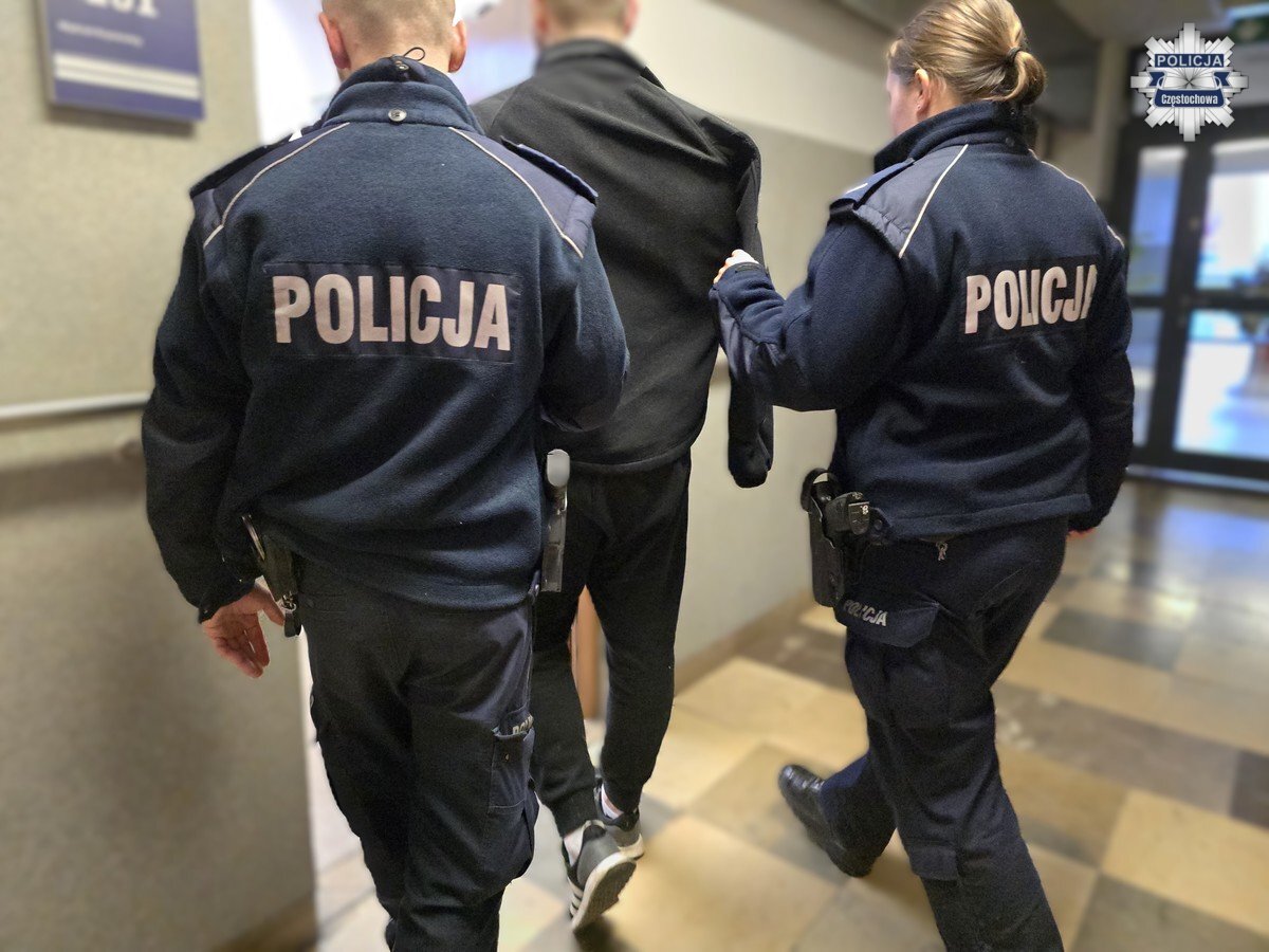 Częstochowa. Zatrzymania w związku z porwaniem, pobiciem i poparzeniem Ukraińca. Październik 2025