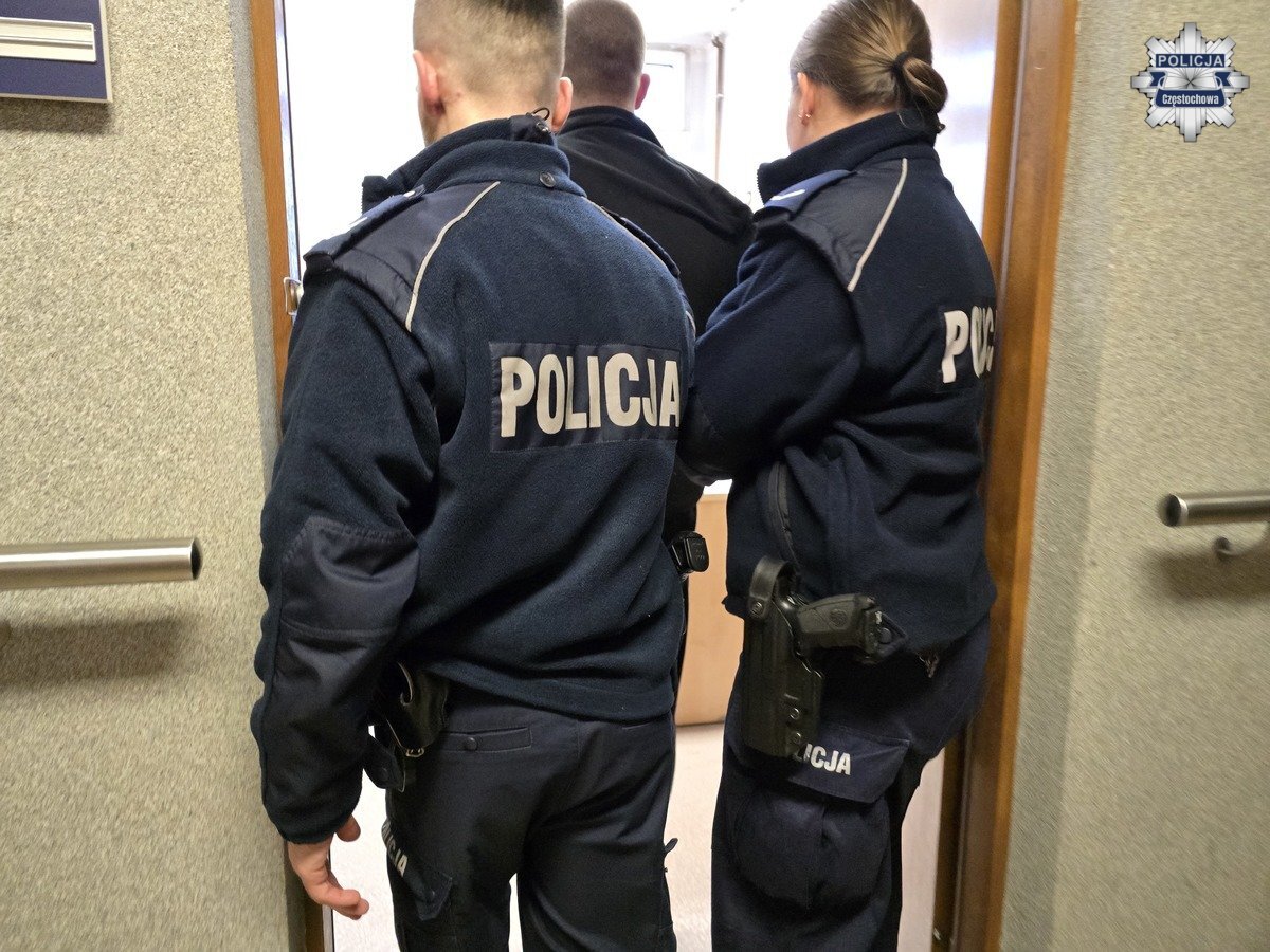 Częstochowa. Zatrzymania w związku z porwaniem, pobiciem i poparzeniem Ukraińca. Październik 2025