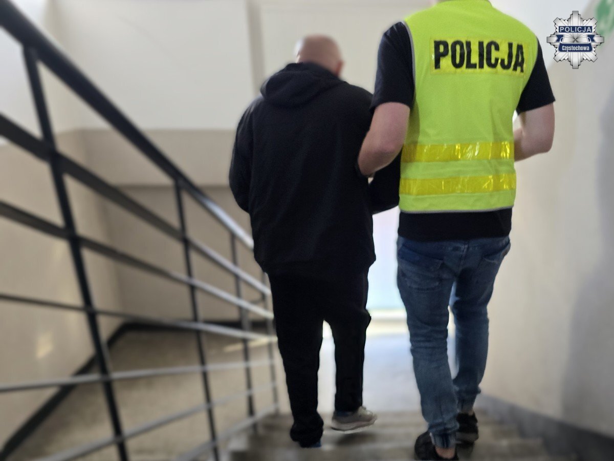 Częstochowa. Zatrzymania w związku z porwaniem, pobiciem i poparzeniem Ukraińca. Październik 2025