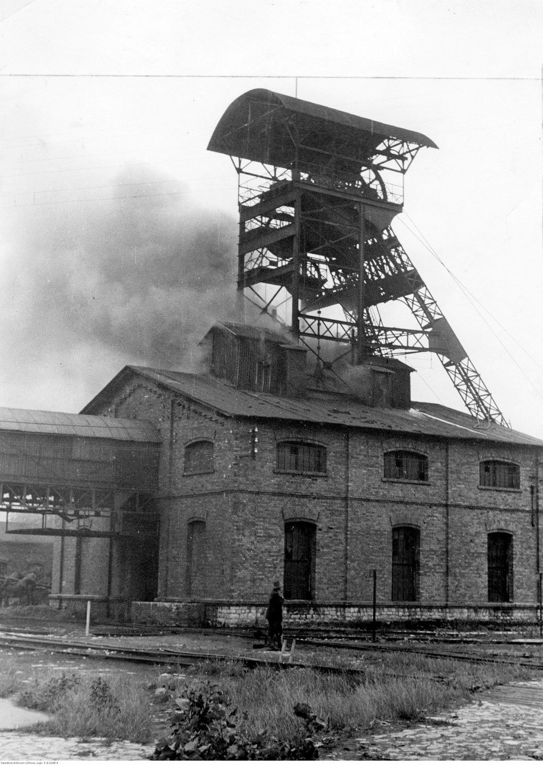 Dąbrowa. Kopalnia Węgla Kamiennego «Reden». Rok 1935.