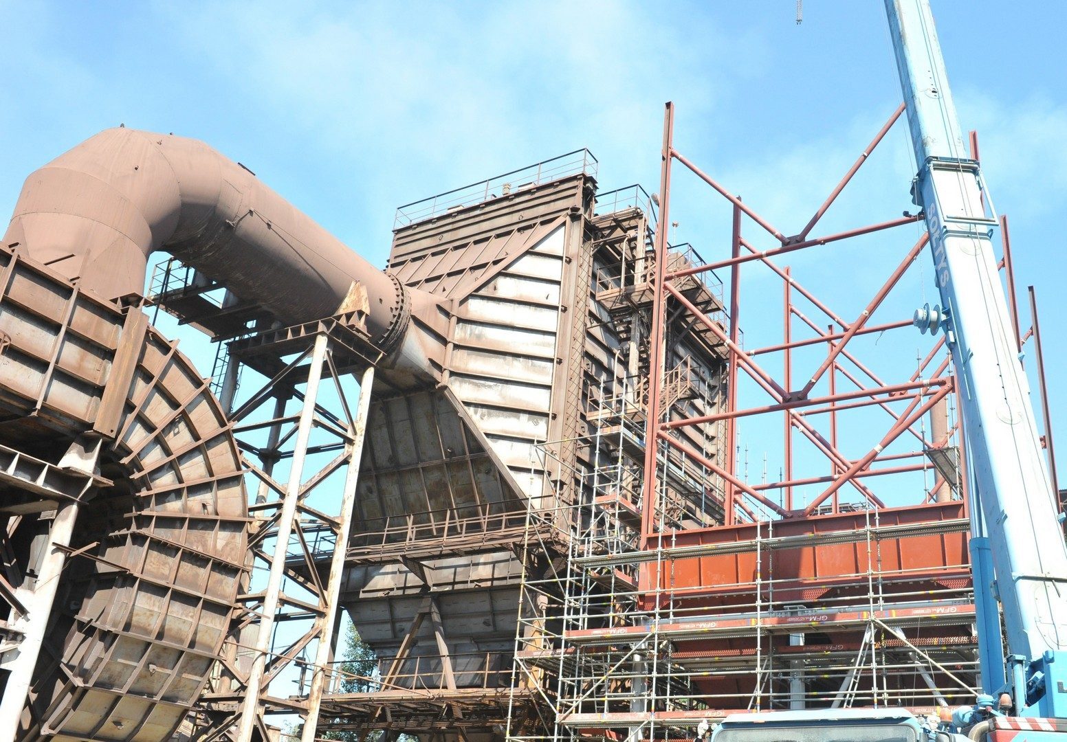 Dąbrowa Górnicza. »ArcelorMittal Polska« (dawna Huta »Katowice«). Elektrofiltry