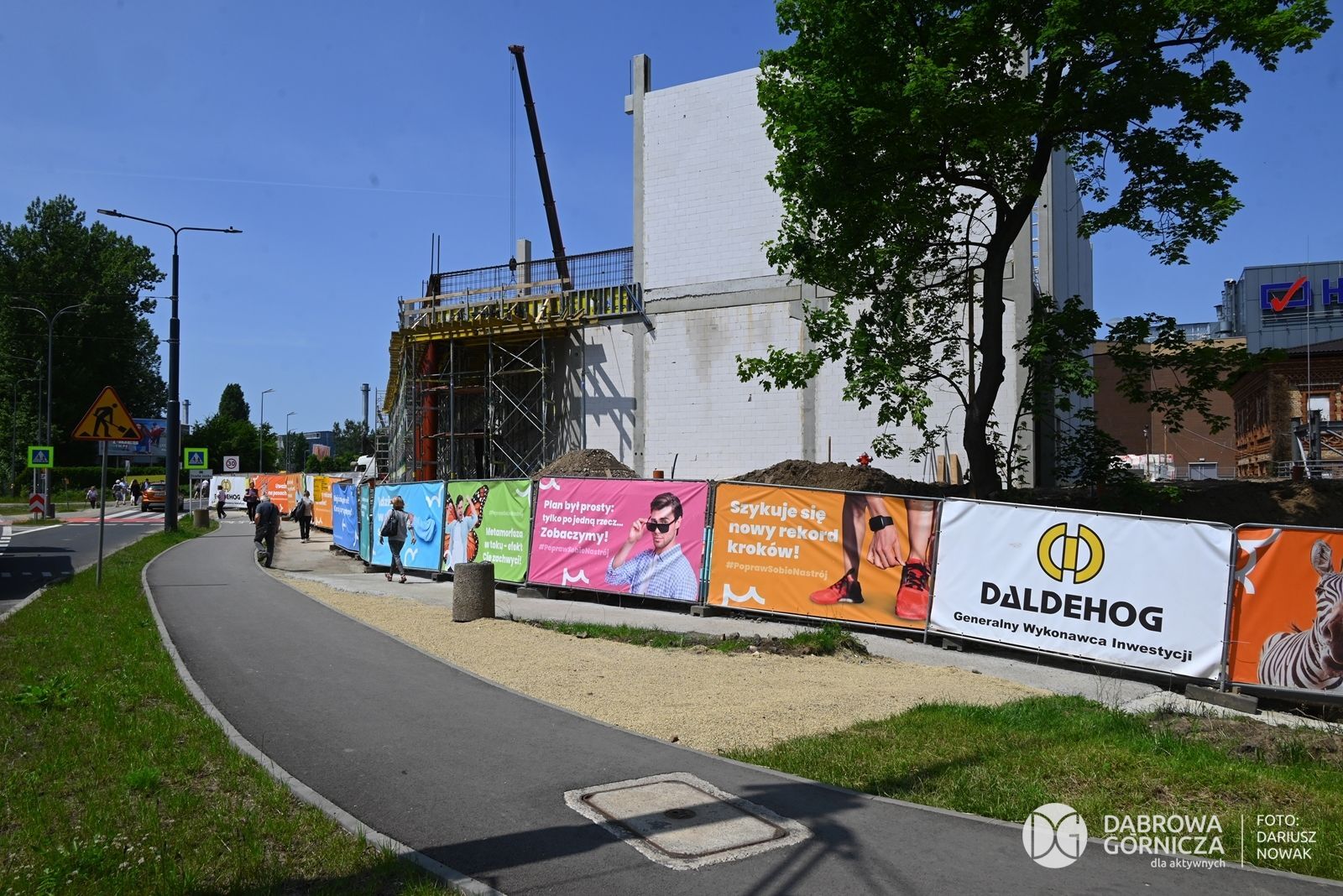 Dąbrowa Górnicza. Centrum Handlowe „Pogoria”. Rozbudowa. Kwiecień 2025.