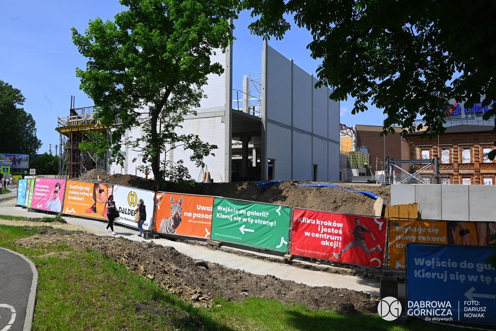 Dąbrowa Górnicza. Centrum Handlowe „Pogoria”. Rozbudowa. Kwiecień 2025.