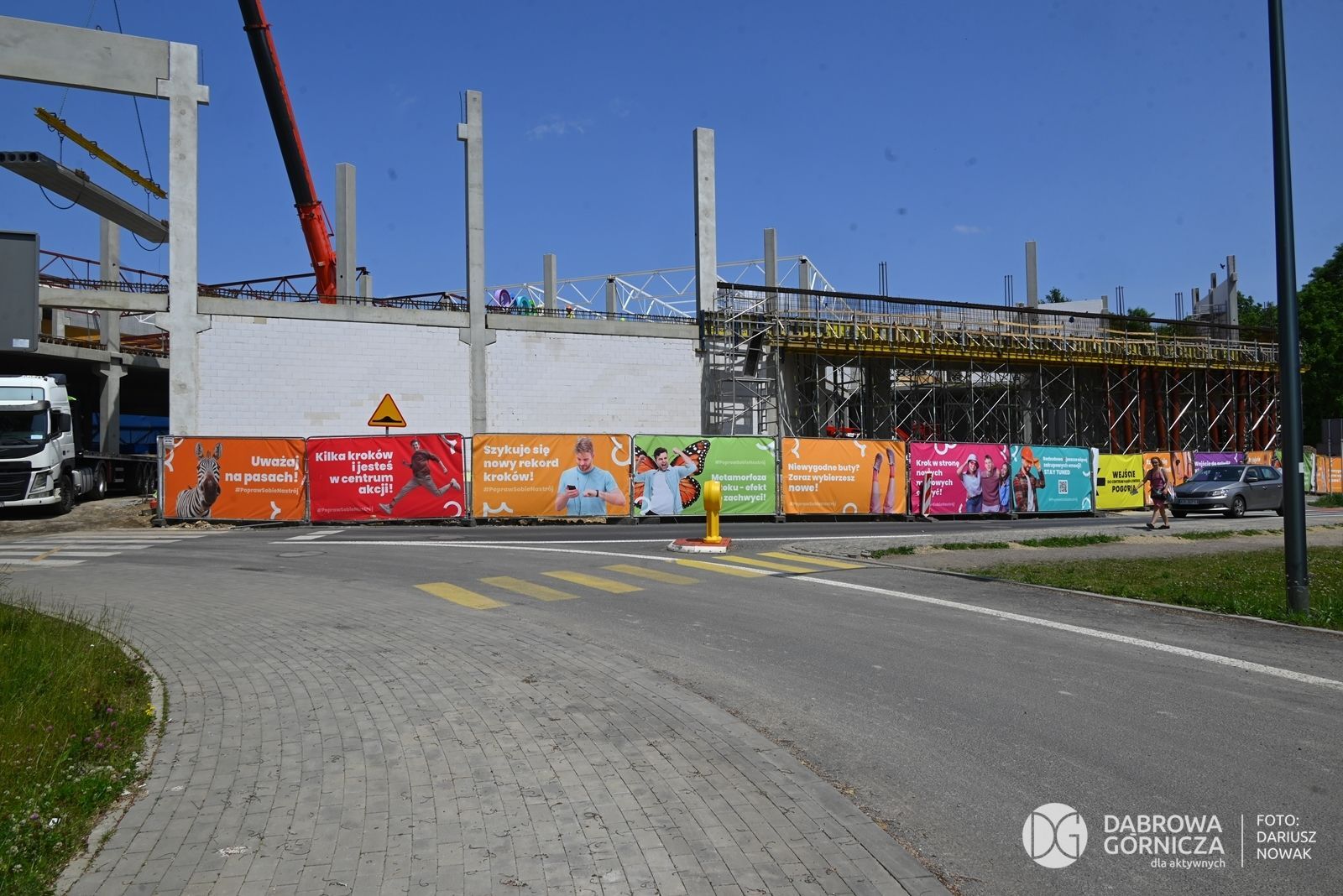 Dąbrowa Górnicza. Centrum Handlowe „Pogoria”. Rozbudowa. Kwiecień 2025.
