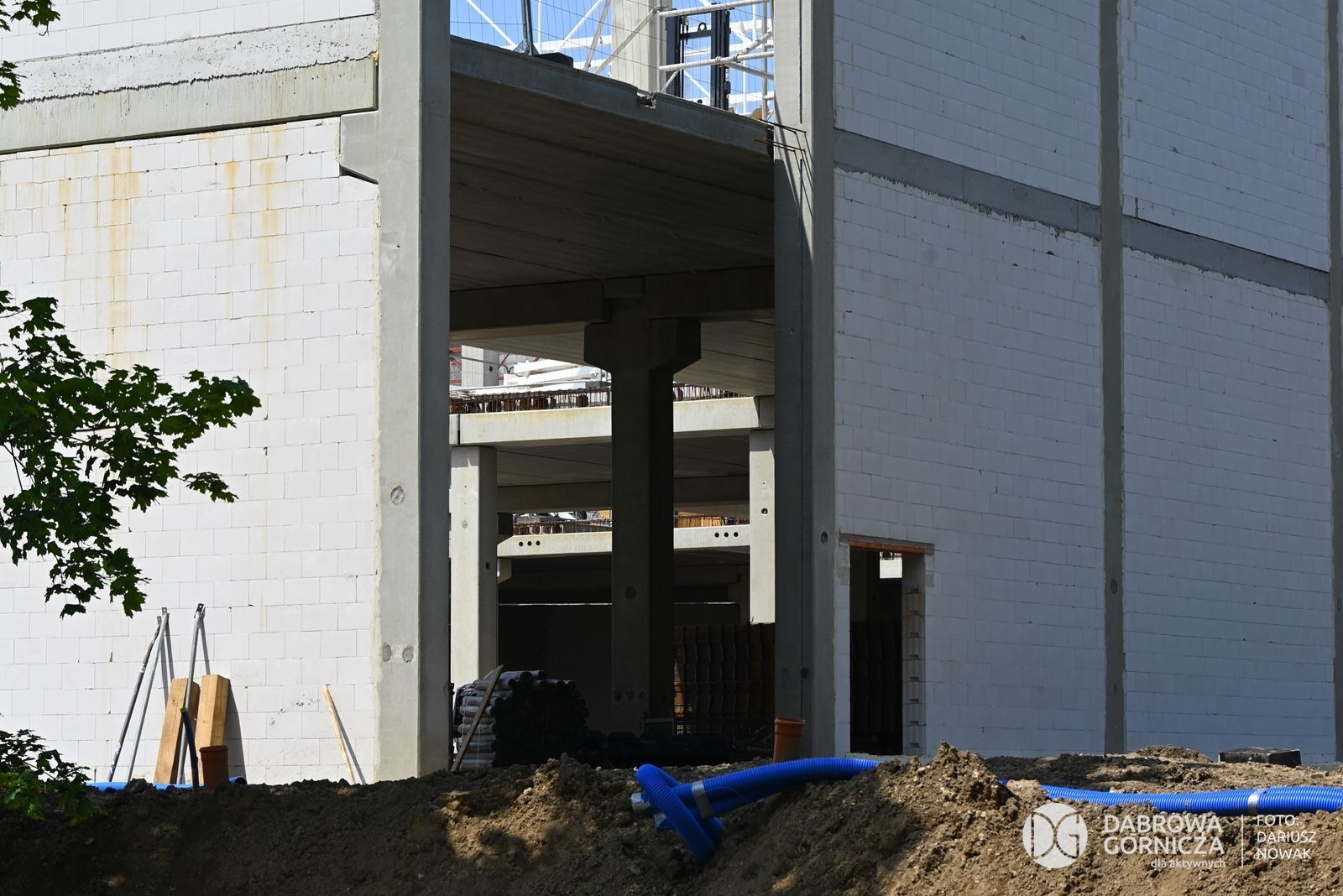 Dąbrowa Górnicza. Centrum Handlowe „Pogoria”. Rozbudowa. Kwiecień 2025.
