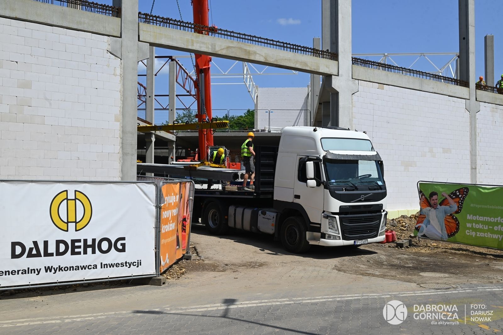 Dąbrowa Górnicza. Centrum Handlowe „Pogoria”. Rozbudowa. Kwiecień 2025.