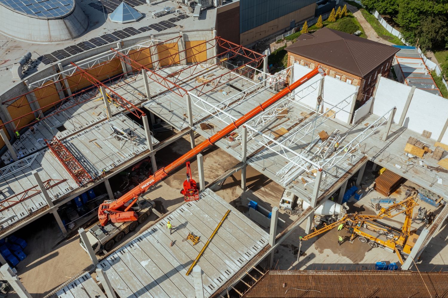 Dąbrowa Górnicza. Centrum Handlowe „Pogoria”. Rozbudowa. Czerwiec 2025.