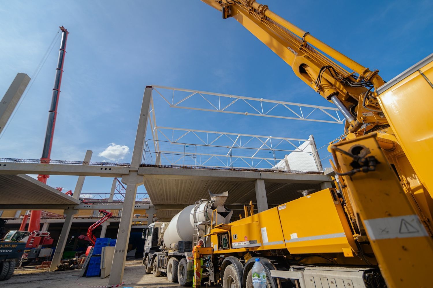 Dąbrowa Górnicza. Centrum Handlowe „Pogoria”. Zdemontowana rotunda. Marzec 2025.