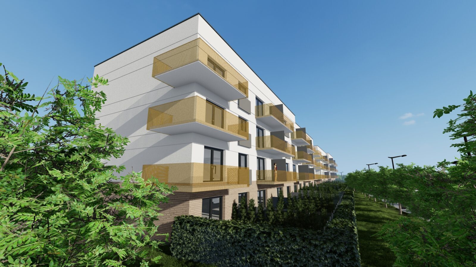 Dabrowa Górnicza-Gołonóg-Podlesie. Wizualizacja planowanego osiedla. Wrzesień 2025.