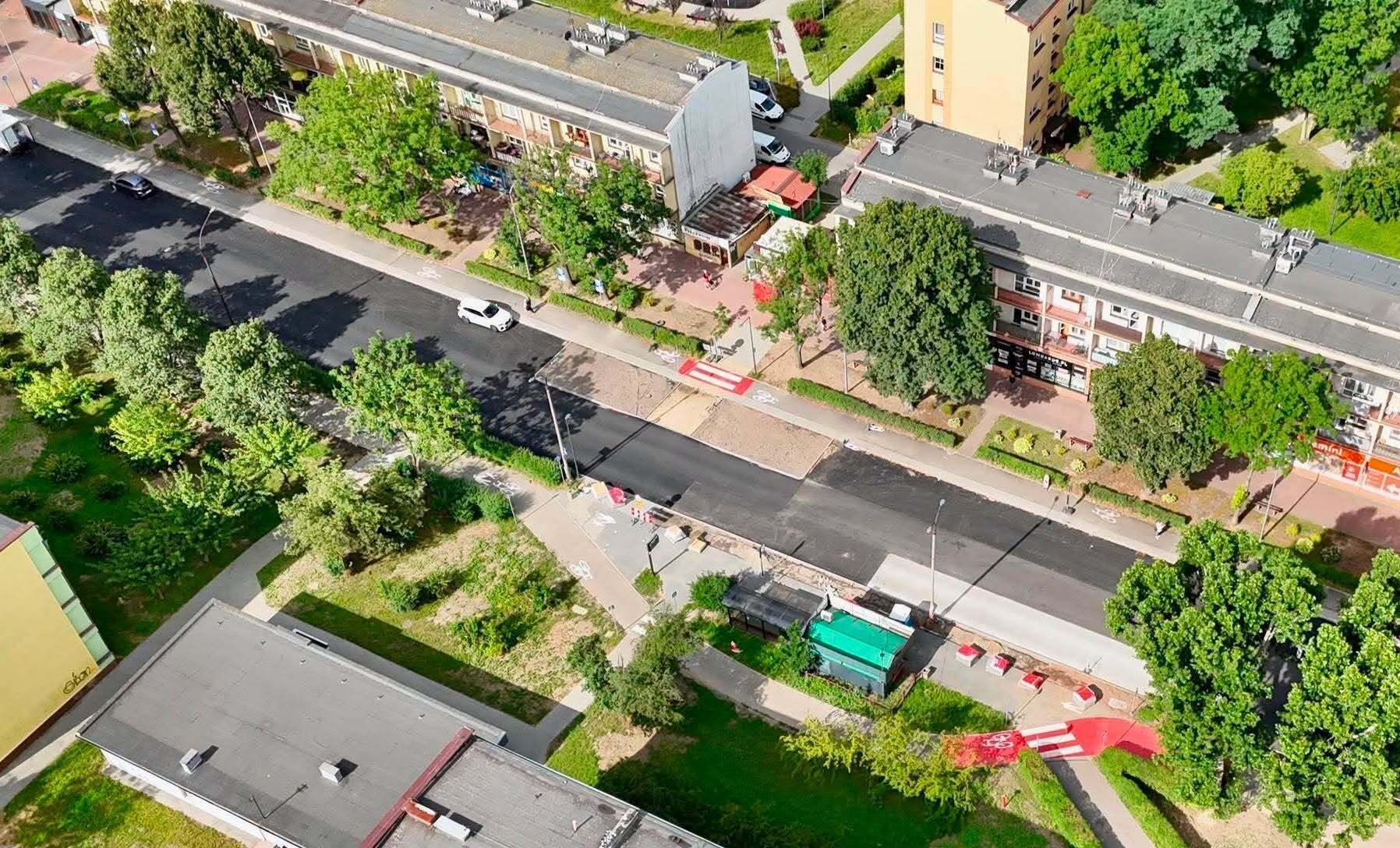 Dąbrowa Górnicza-Gołonóg. Ulica Józefa Wybickiego. Remont. Lipiec 2026