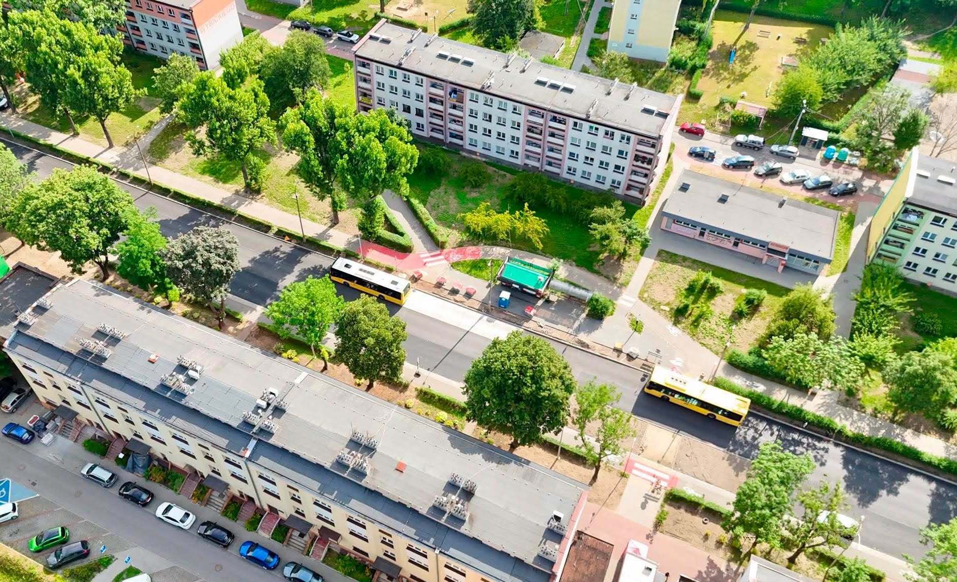 Dąbrowa Górnicza-Gołonóg. Ulica Józefa Wybickiego. Remont. Lipiec 2026