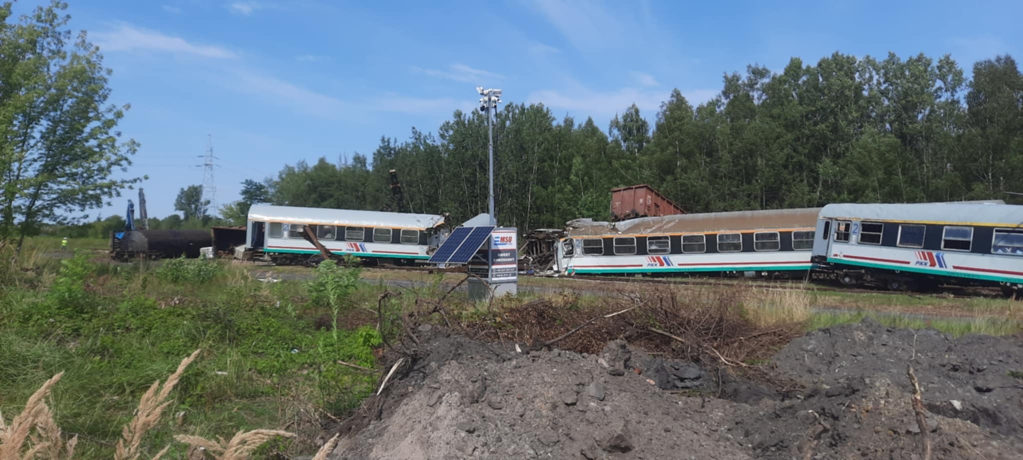 Dąbrowa Górnicza. Dawna Kopalnia Węgla Kamiennego „Paryż”. Plan filmowy serialu Netflix „Znieczulenie”. 3 września 2025.