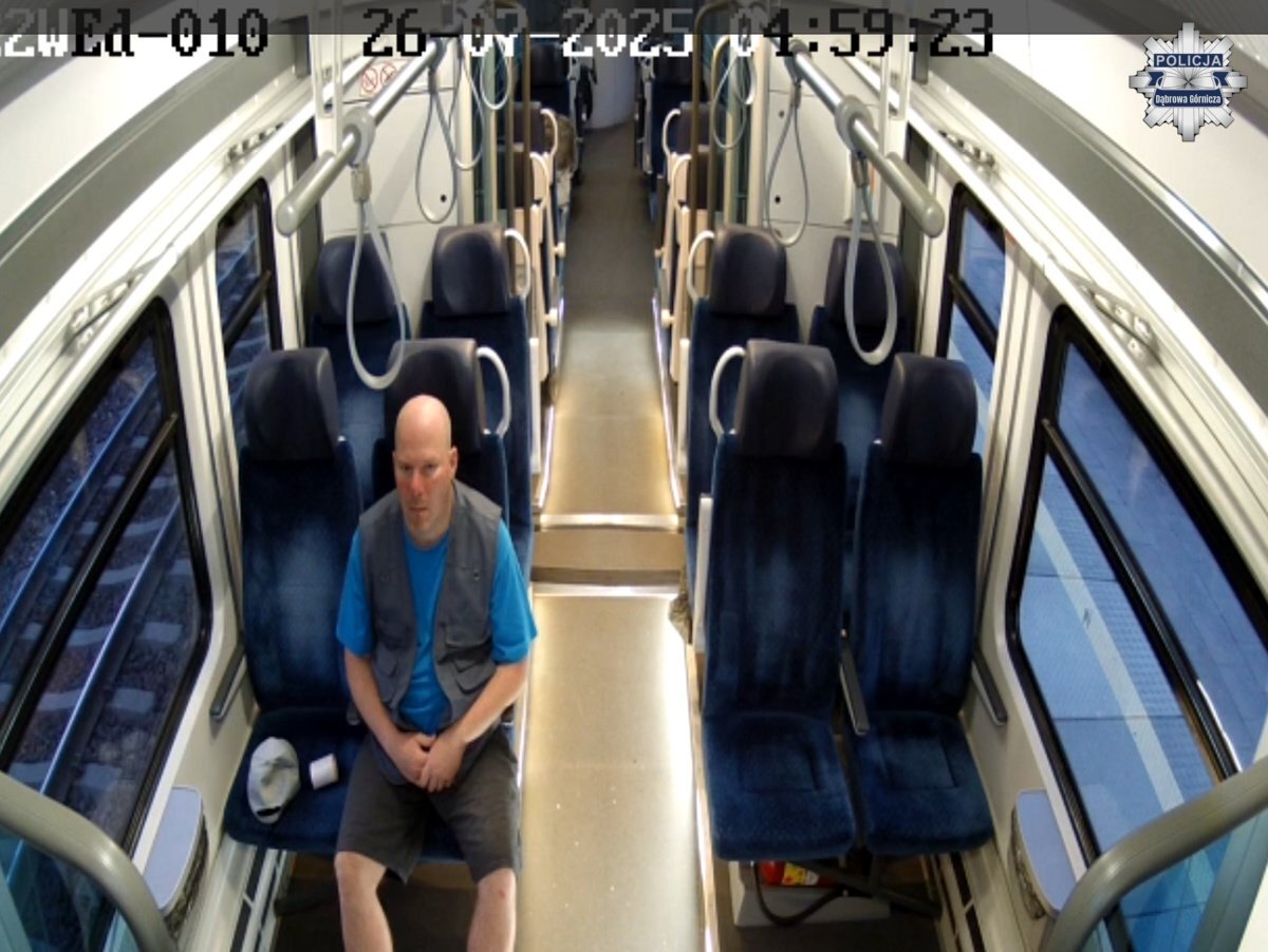 Kradzież roweru w pociągu na stacji Dąbrowa Górnicza-Pogoria. 26 lipca 2025.