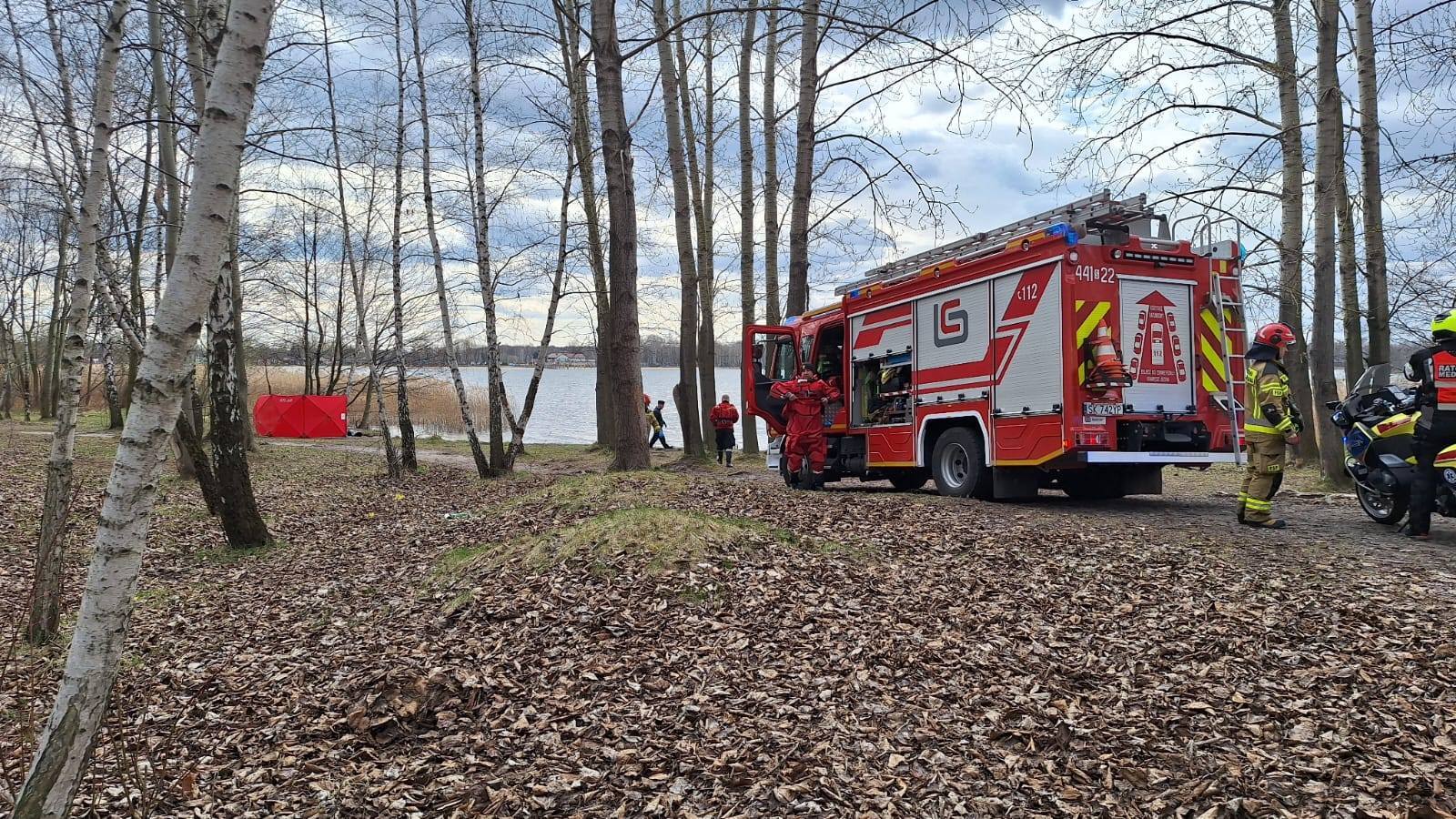 Dąbrowa Górnicza. Ciało kobiety w zalewie Pogoria III. 9 kwietnia 2025.