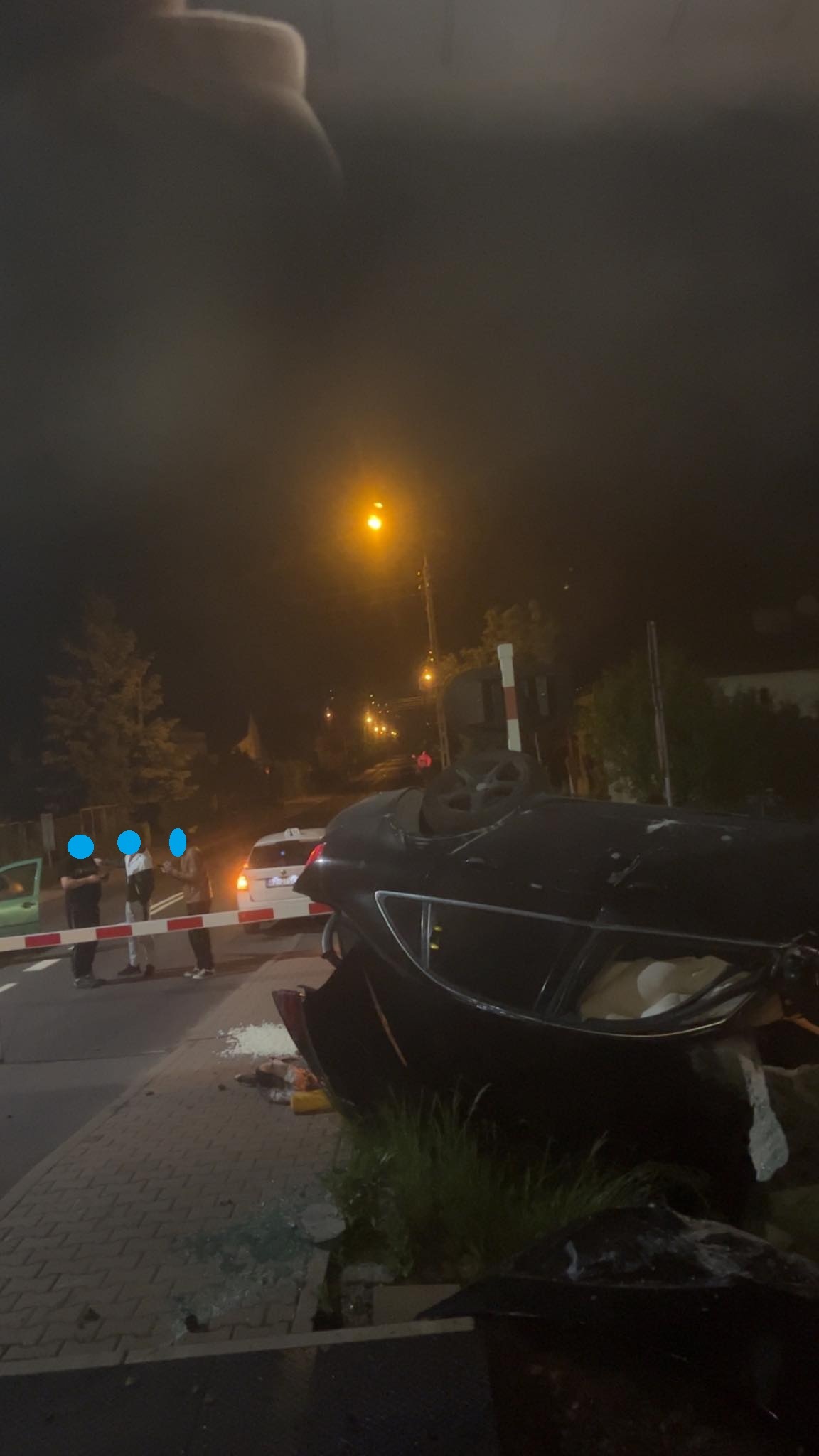 Dąbrowa Górnicza. Przejazd kolejowy na ulicy Tadeusza Urbańskiego. Zderzenie. 20 maja 2025.