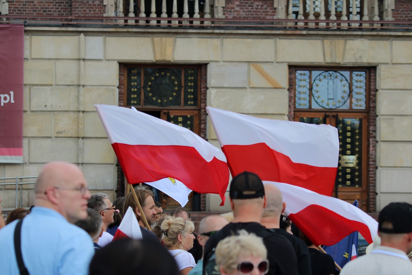 Dąbrowa Górnicza. Manifestacja pod hasłem: „Stop imigracji”. 19 lipca 2025.