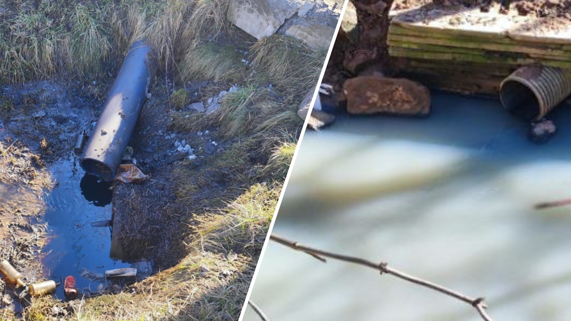 Dąbrowa Górnicza-Strzemieszyce. Odpływy do potoku Rakówka. Marzec 2026