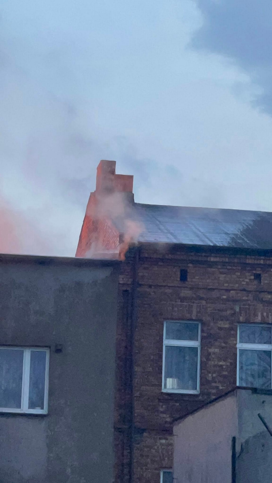 Dąbrowa Górnicza-Strzemieszyce. Pożar przy ulicy Warszawskiej 74. 10 marca 2026