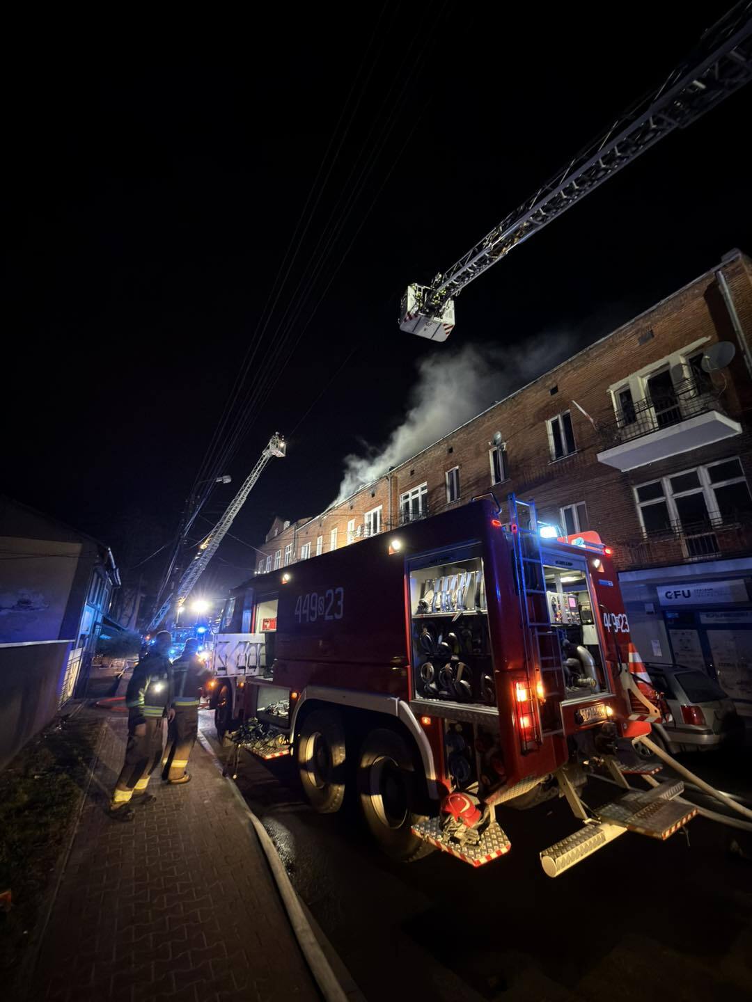 Dąbrowa Górnicza-Strzemieszyce. Pożar przy ulicy Warszawskiej 74. 10 marca 2026