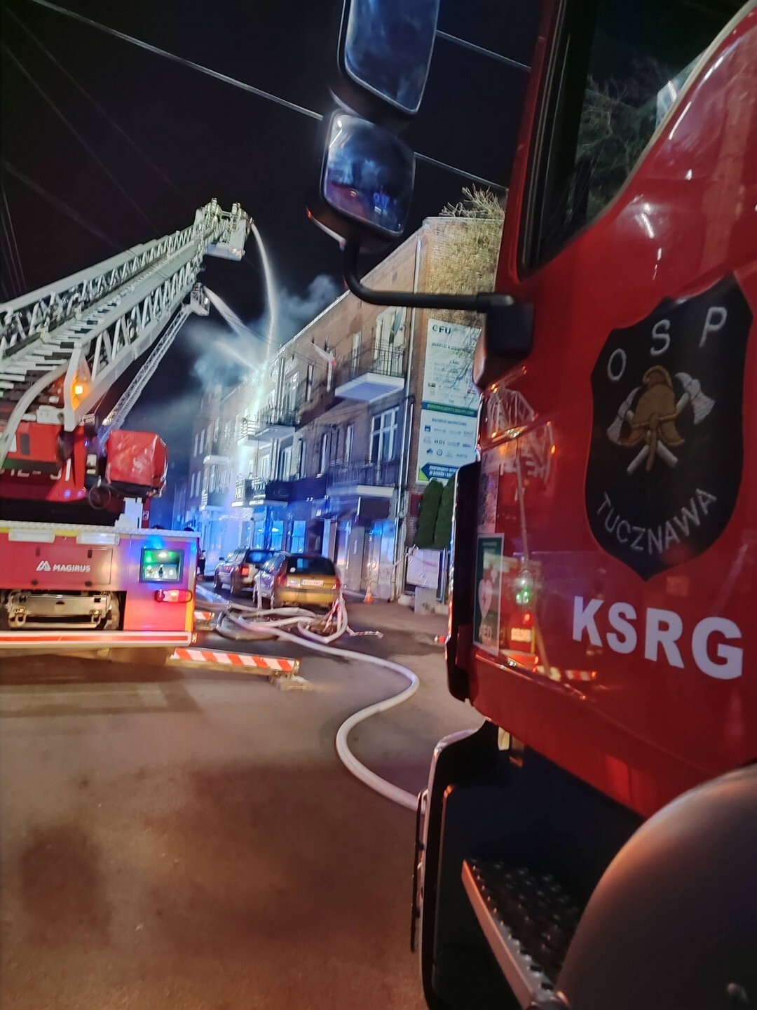 Dąbrowa Górnicza-Strzemieszyce. Pożar przy ulicy Warszawskiej 74. 10 marca 2026