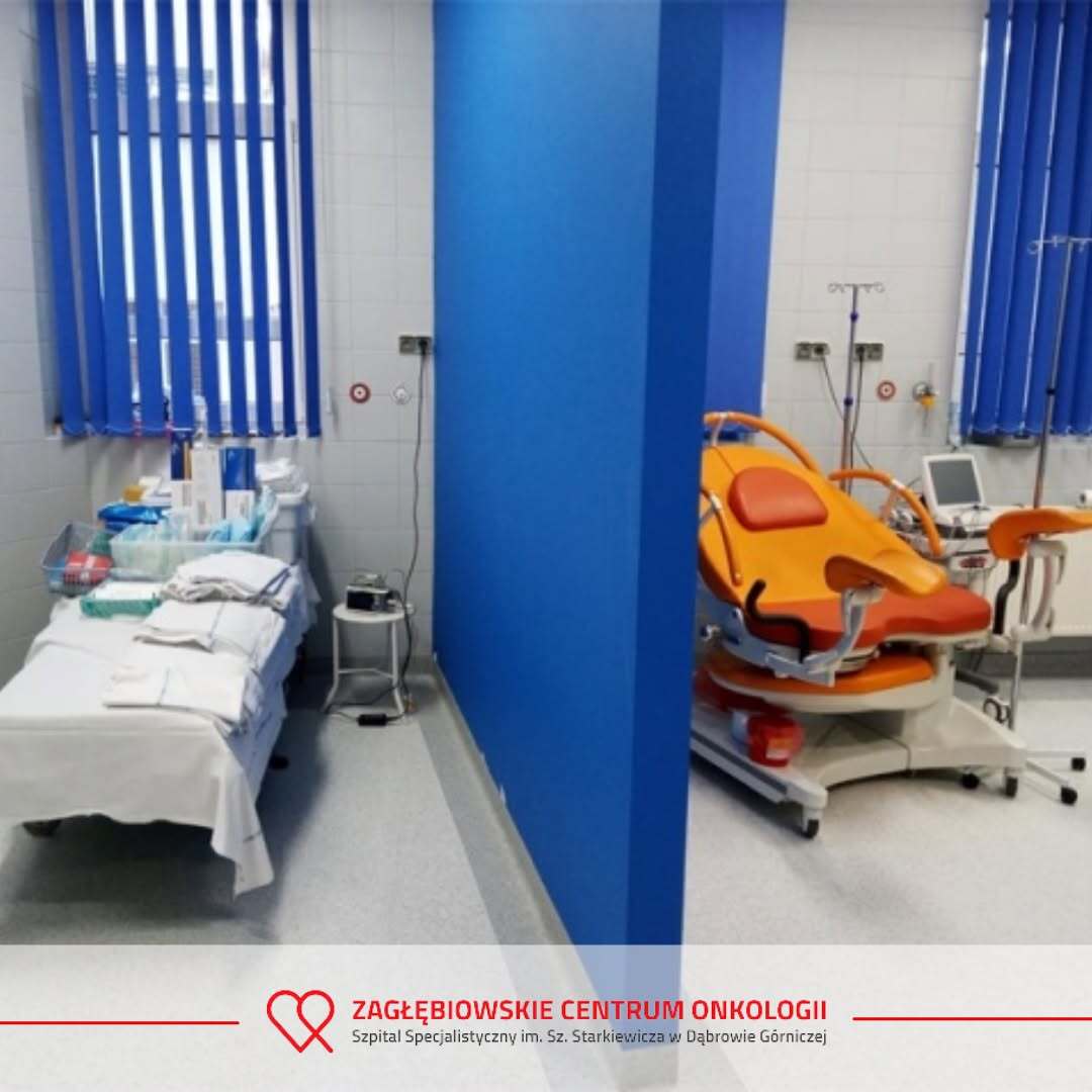 Dąbrowa Górnicza. Zagłębiowskie Centrum Onkologii – Szpital Specjalistyczny im. Szymona Starkiewicza. Oddział położniczy po remoncie