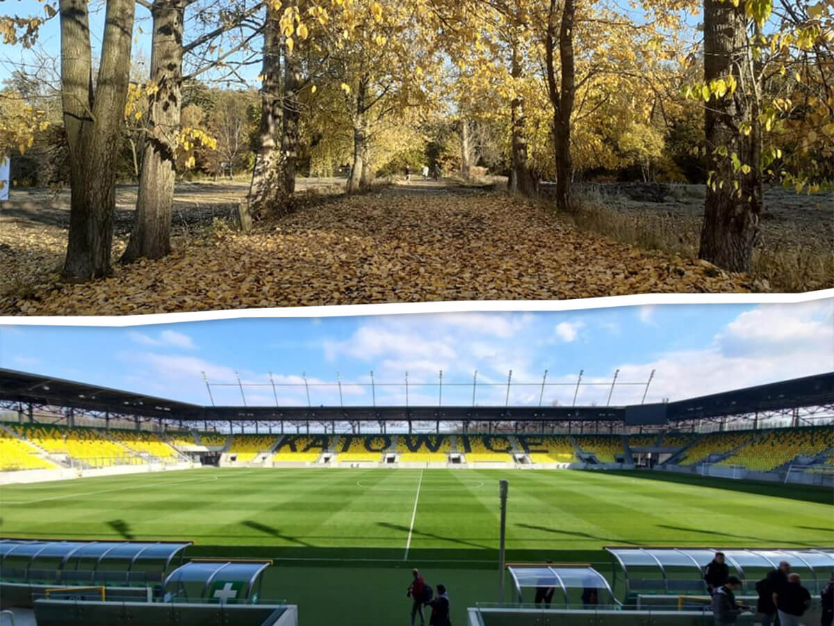 Daniej poligon teraz stadion GKS