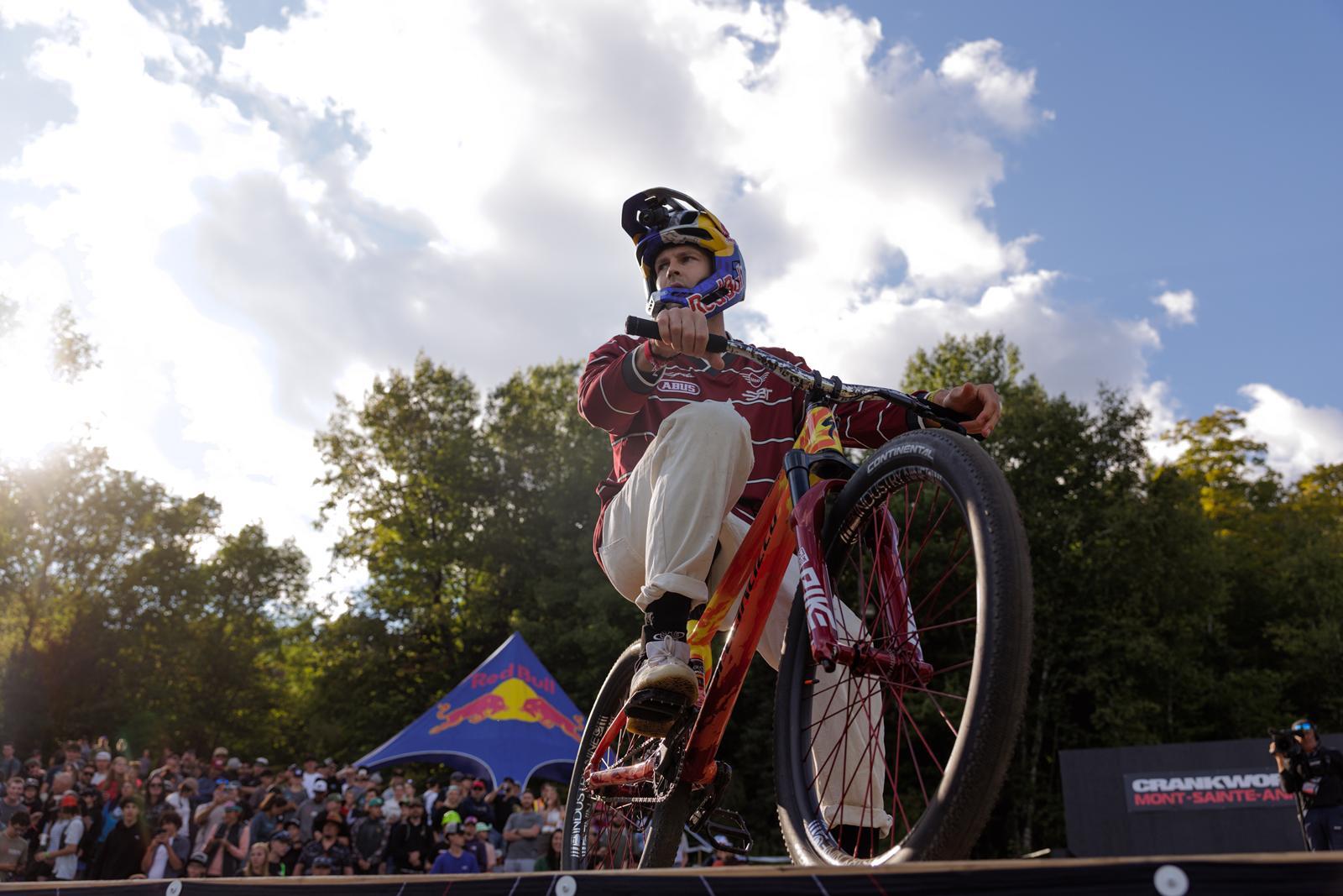 Dawid Godziek przed startem
